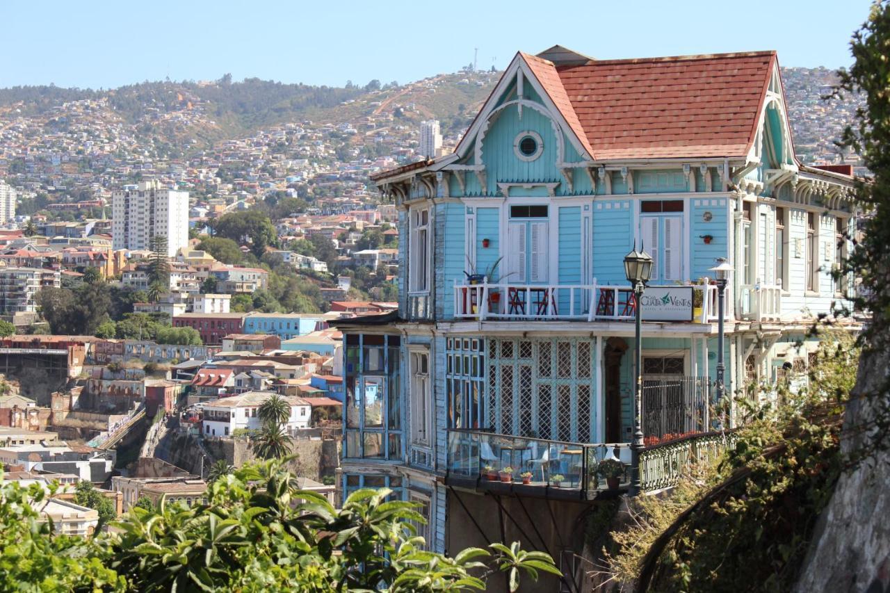 ホテルCasa Cuatro Vientos ヴァルパライソ エクステリア 写真