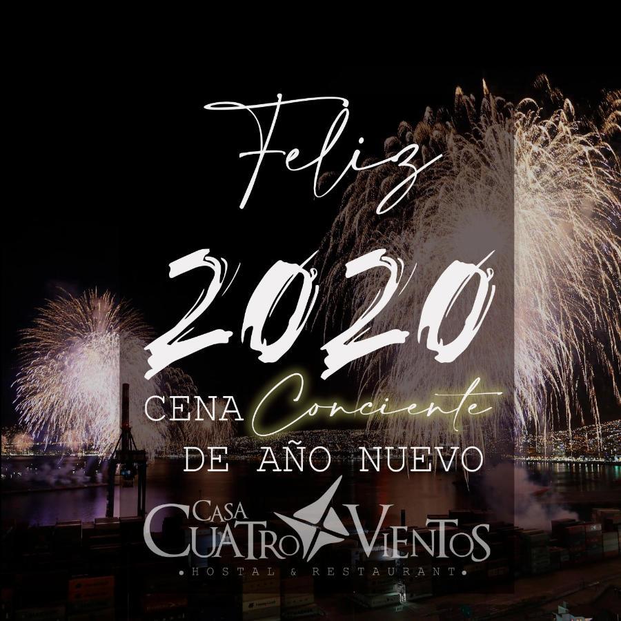 ホテルCasa Cuatro Vientos ヴァルパライソ エクステリア 写真